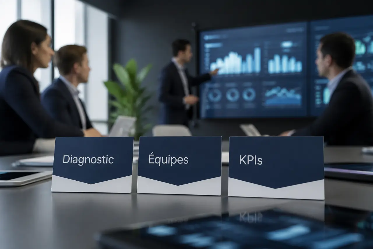 Diagnostic, équipes et KPIs : les 3 leviers qui font réussir sa transformation digitale