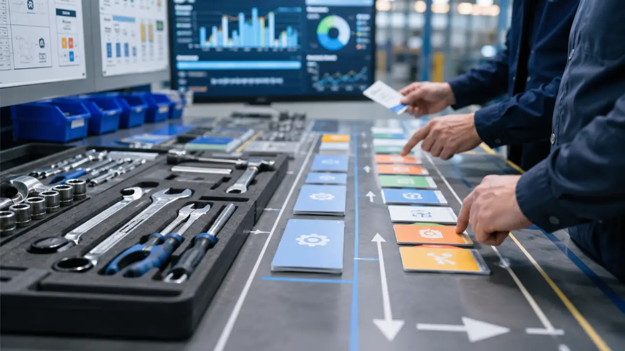 Flux, 5S et KPI : organiser un atelier de production pour réduire les gaspillages