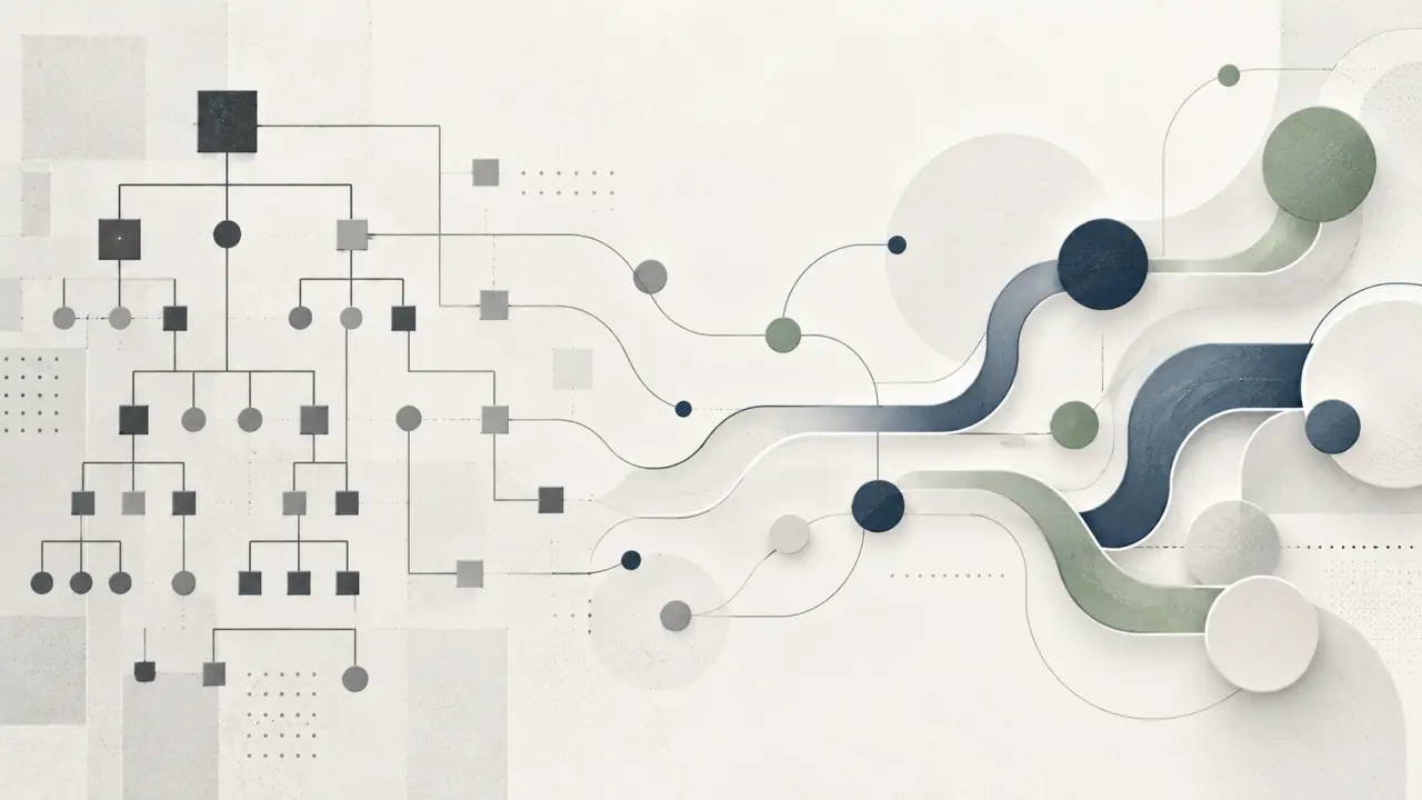 Flux organisationnels et relations B2B structurés en réseau