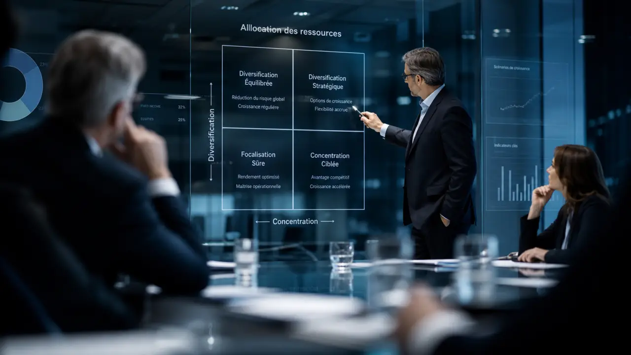 Corporate stratégie : arbitrer diversification, concentration et allocation des ressources