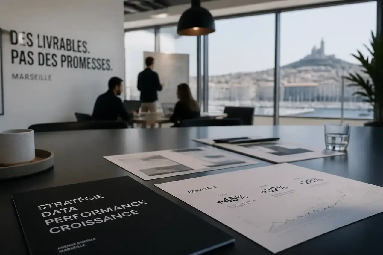 Une agence de stratégie digitale à Marseille ne se choisit pas sur sa promesse, mais sur ses livrables