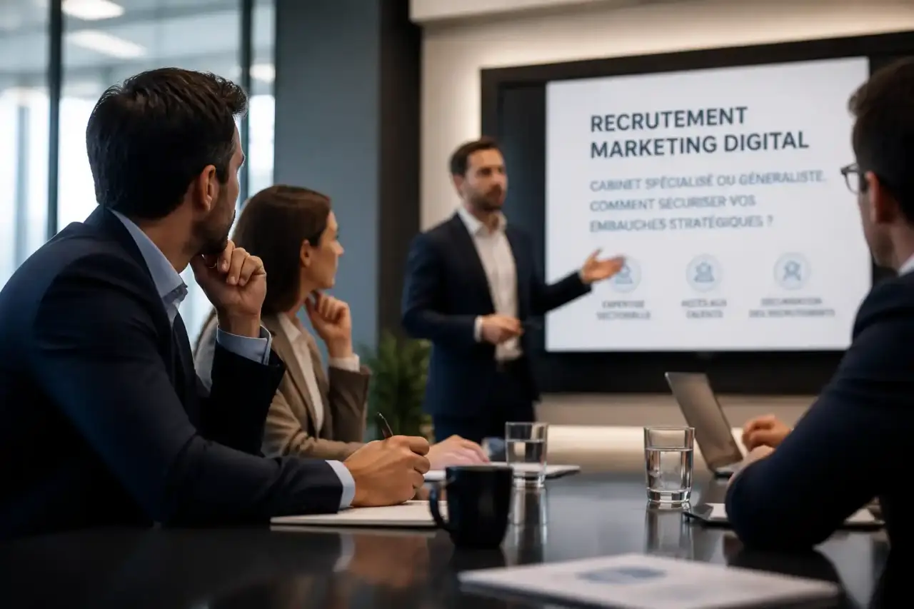 Recrutement marketing digital : cabinet spécialisé ou généraliste, comment sécuriser vos embauches stratégiques ?